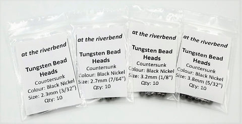 Black Nickel Cyclops Tungsten Bead Heads