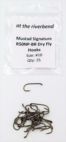 Mustad Signature R50NP-BR Standard Dry Fly Hooks