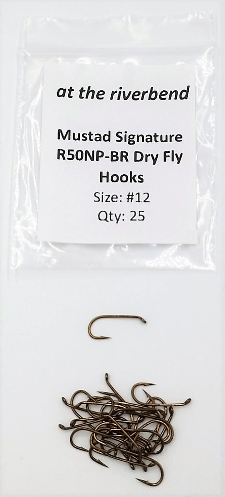 Mustad Signature R50NP-BR Standard Dry Fly Hooks – At The Riverbend