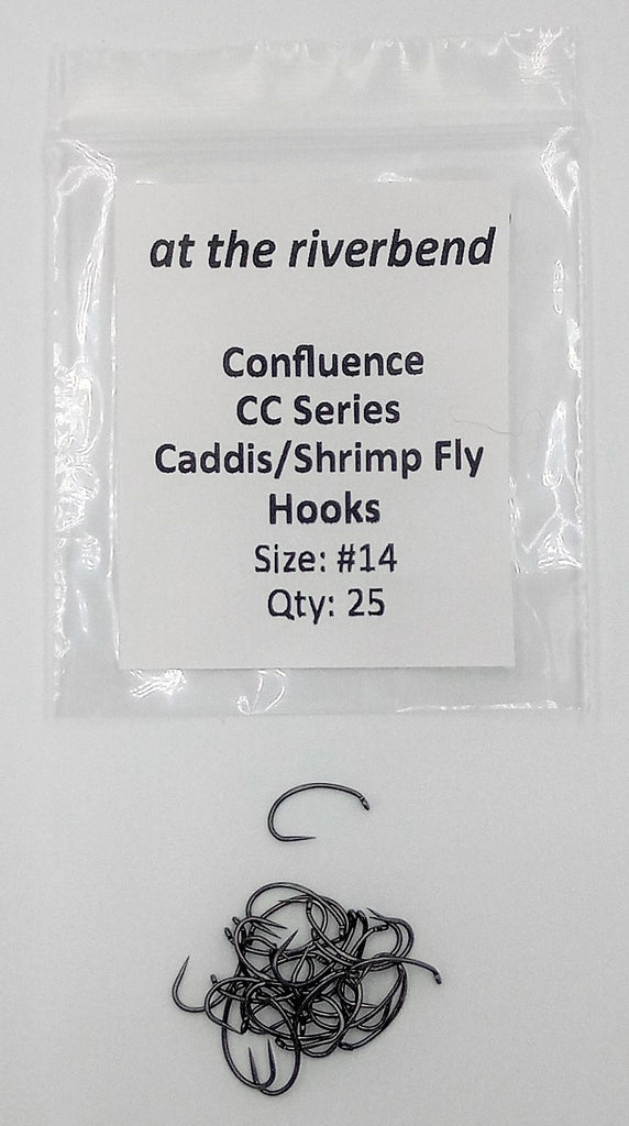 Confluence CC Barbless Caddis Pupa/Shrimp Fly Hooks – At The Riverbend