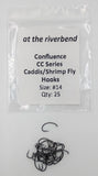 Confluence CC Barbless Caddis Pupa/Shrimp Fly Hooks