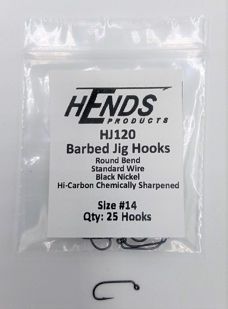 Hends HJ120 Barbed Jig Hook – At The Riverbend