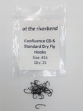 Confluence CD-S Standard Barbless Dry Fly Hooks