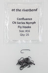 Confluence CN Barbless Nymph Fly Hooks