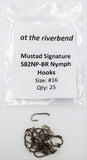 Mustad Signature S82NP-BR Wet / Nymph Fly Hooks