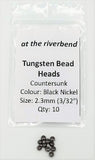 Black Nickel Cyclops Tungsten Bead Heads