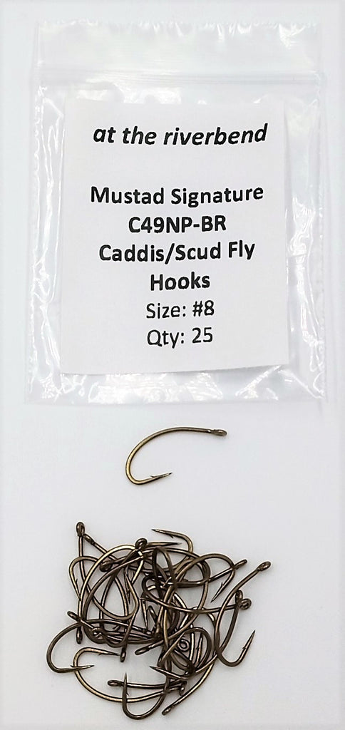 Mustad Signature C49NP-BR Shrimp/Caddis/Pupae Fly Hook – At The